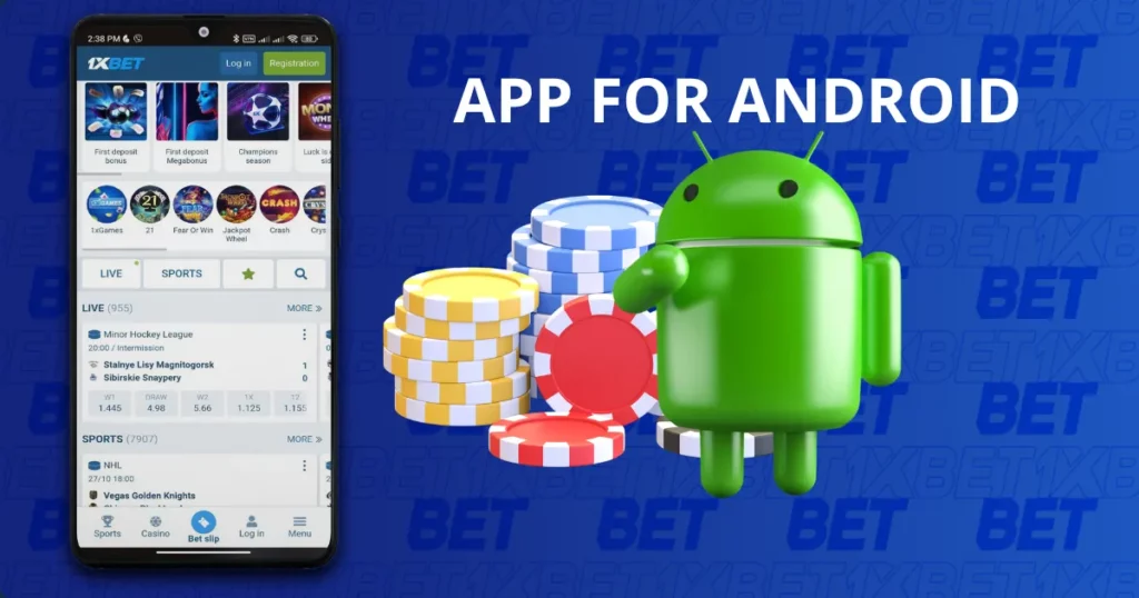 កម្មវិធី 1xBet សម្រាប់ប្រព័ន្ធប្រតិបត្តិការ Android សម្រាប់កាស៊ីណូ និងការភ្នាល់កីឡានៅកម្ពុជា