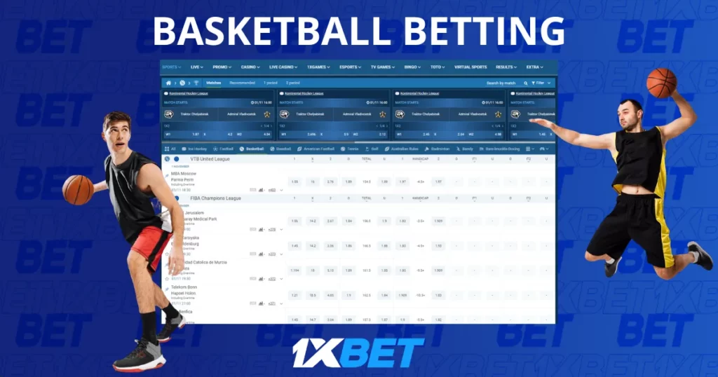 Betting on Basketball at 1xBet Cambodia