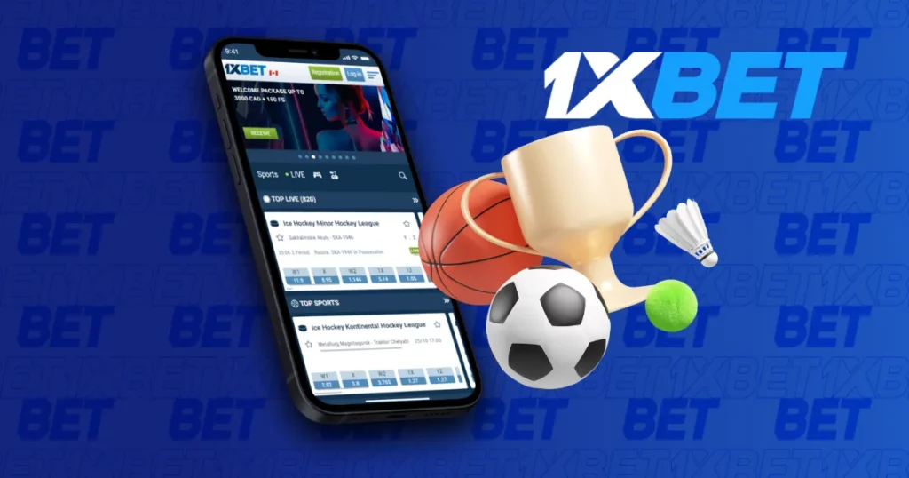 Betting on Sports in mobile app from 1xBet Cambodia