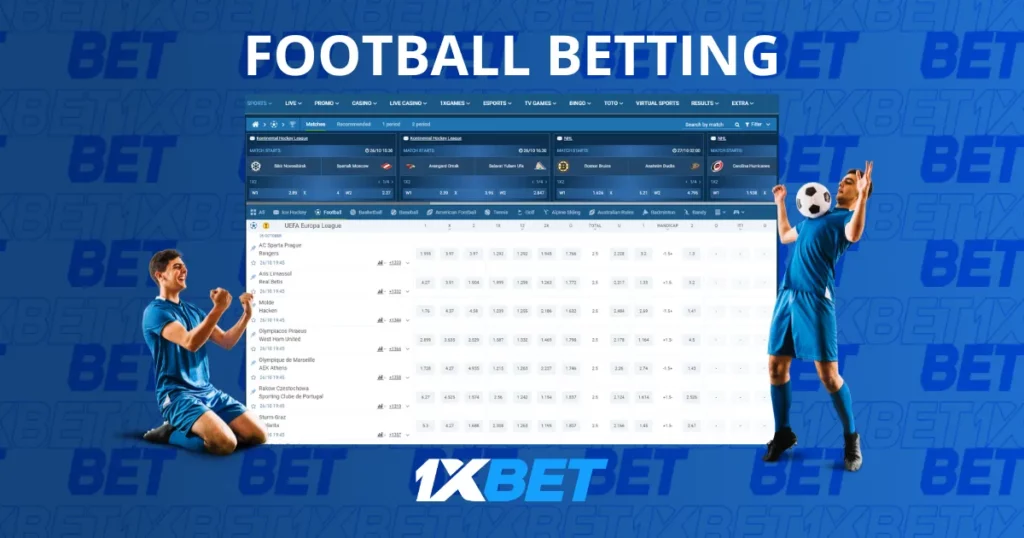 Betting on Football at 1xBet Cambodia