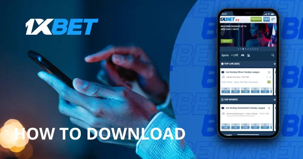 Instructions for downloading 1xBet app in Cambodia