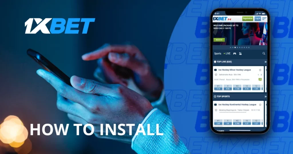 Instructions for Installing vobile app for iOS from 1xBet Cambodia