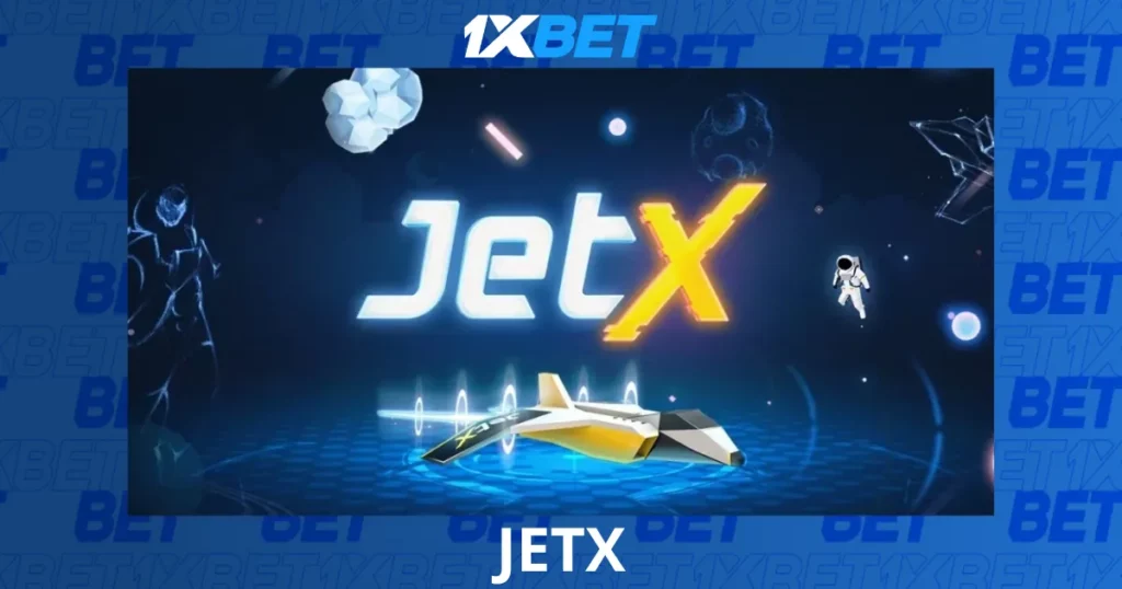 来自1xBet柬埔寨移动应用程序的JetX即时游戏
