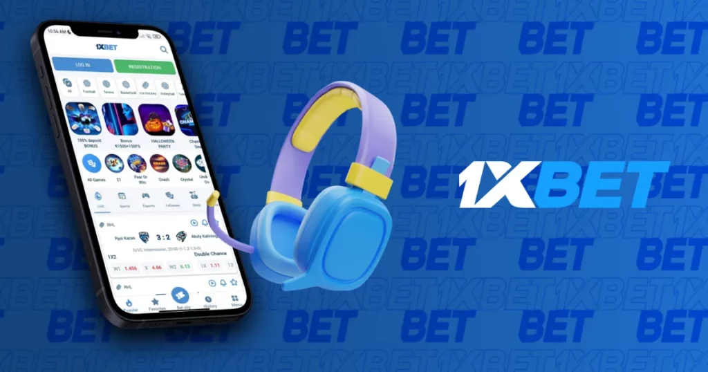 Customer Support in mobile app from 1xBet Cambodia